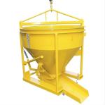 1 Cubic Meter Concrete Kibble Bucket Concrete Equipment Parts 3000kg Load