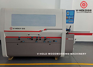 Heavy Duty 4 Head Planer Moulder Main Spindle Diameter Φ 40 Vibration Reduction Performance