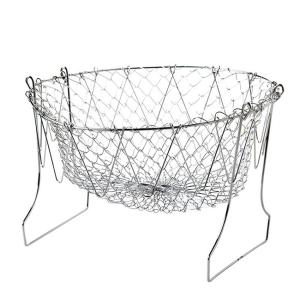 China Foldable Chef Basket / French Fry Basket Durable Stainless Steel 304 Made wholesale