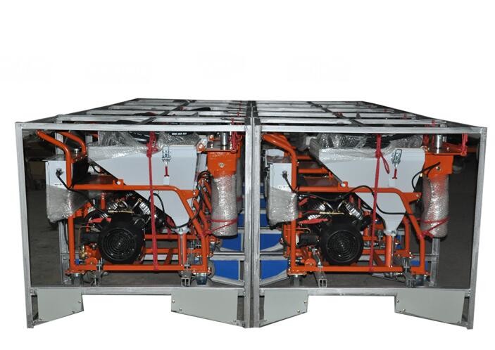 4HP Cement Mortar Plastering Machine Smooth Surface Finishing Without Delay