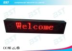 Outdoor Waterproof Red Color LED Moving Sign Programmable 10mm Pixel pitch