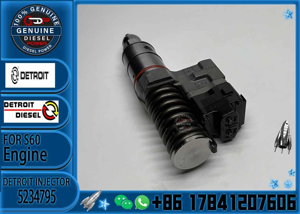 Detroit Diesel Inyector S60 injector R5234795 5234795 For Freightliner Kenworth Peterbilt VOL detroit serie 60 engine