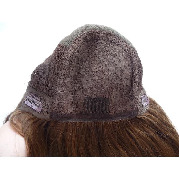 Adjustable Straps Ladies Wigs Brown Women'S Toupee Human Hair