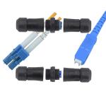 Outdoor Fiber Optic Eextension Cord Adapter Network Cable Connector Waterproof