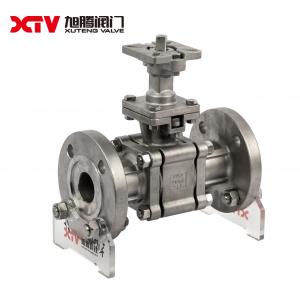 China 3PC Flange Ball Valve Stainless Steel Full Port for Water Media within Q41F-PN64 wholesale
