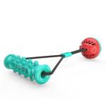 Wholesale Rubber Indestructible Treat Dispensing Ball Interactive Pet Ball Chew