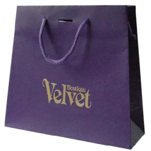 China WP Big Recycled Gift Bags Matte Lamination Hot Stamping Paper Shopping Bag wholesale