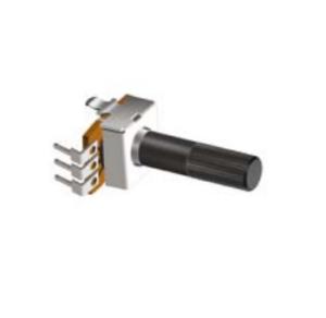 China rotary potentiometer, carbon potentiometer, 12mm potentiometer with insulated shaft, wholesale