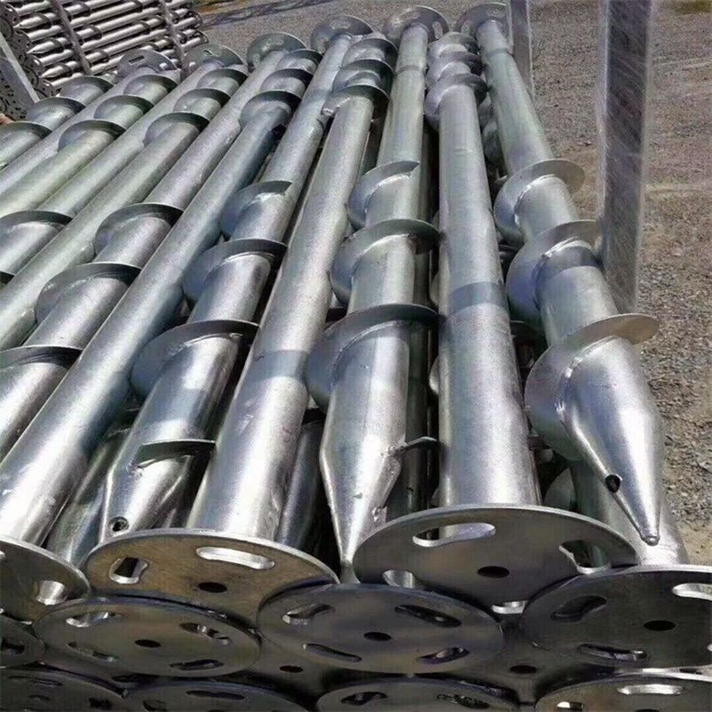 Galvanized Anchor Spiral Pile for Solar Photovoltaic Power Generation