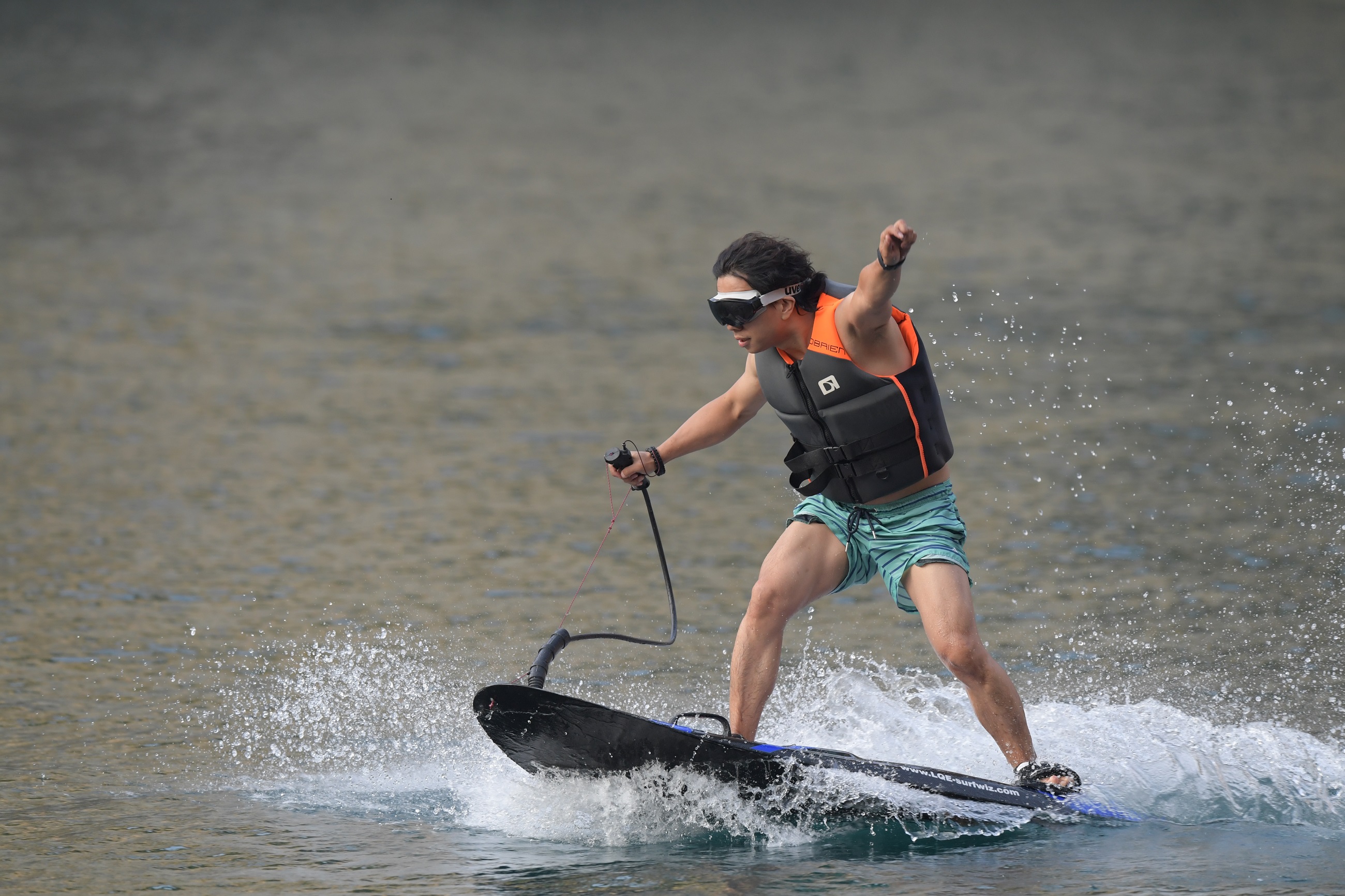 Unisex Wavestorm Moto Support Long Board Surfboards with Flying Motorized Surfboard
