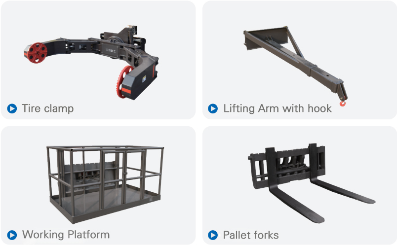 Smooth Construction with 4X4 Telescopic Handler Telescopic Boom Forklift