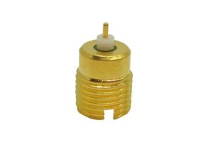 China Kovar Male Bulkhead Smooth Bore Connector SMP Plug wholesale