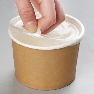 China Factory Wholesale Kraft Paper Ice Cream Cups Disposable Noodle PE Lined 850ml Kraft Paper Salad Bowl wholesale