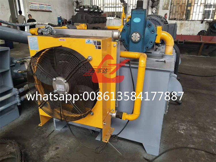 WANSHIDA Hydraulic Scrap Metal Tyre Wire Steel Baling Press Compactor Baler Machine For Sale