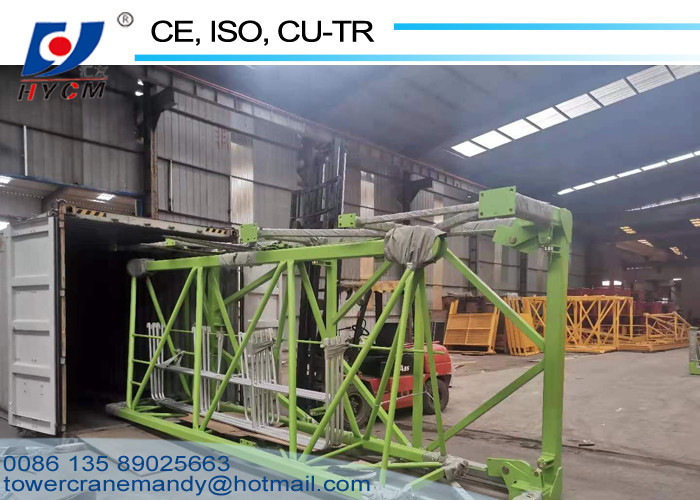 380V/60Hz Hydraulic Tower Crane 60m Arm Topless Types of Tower Crane 11.7m Counter Jib Electric Tower Crane