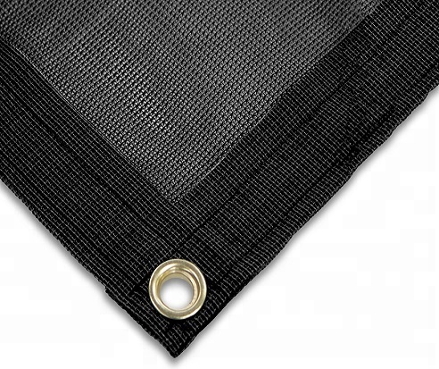 10x22 Ft PVC Coated Fabric Vinyl Polyester Fabric Dump Truck Trailer Mesh Tarp With Grommets