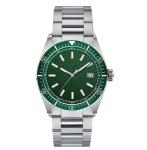 Stainless Steel Mens Automatic Diver Watch 200M Waterproof Ceramic Bezel