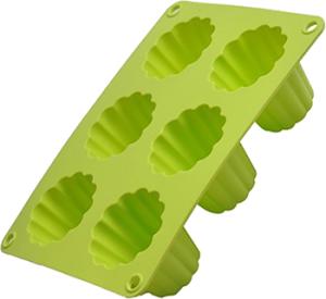 China Silicone manufacturer Silicone baking tools 6 cup silicone ice/chocolate mold SB-003 wholesale