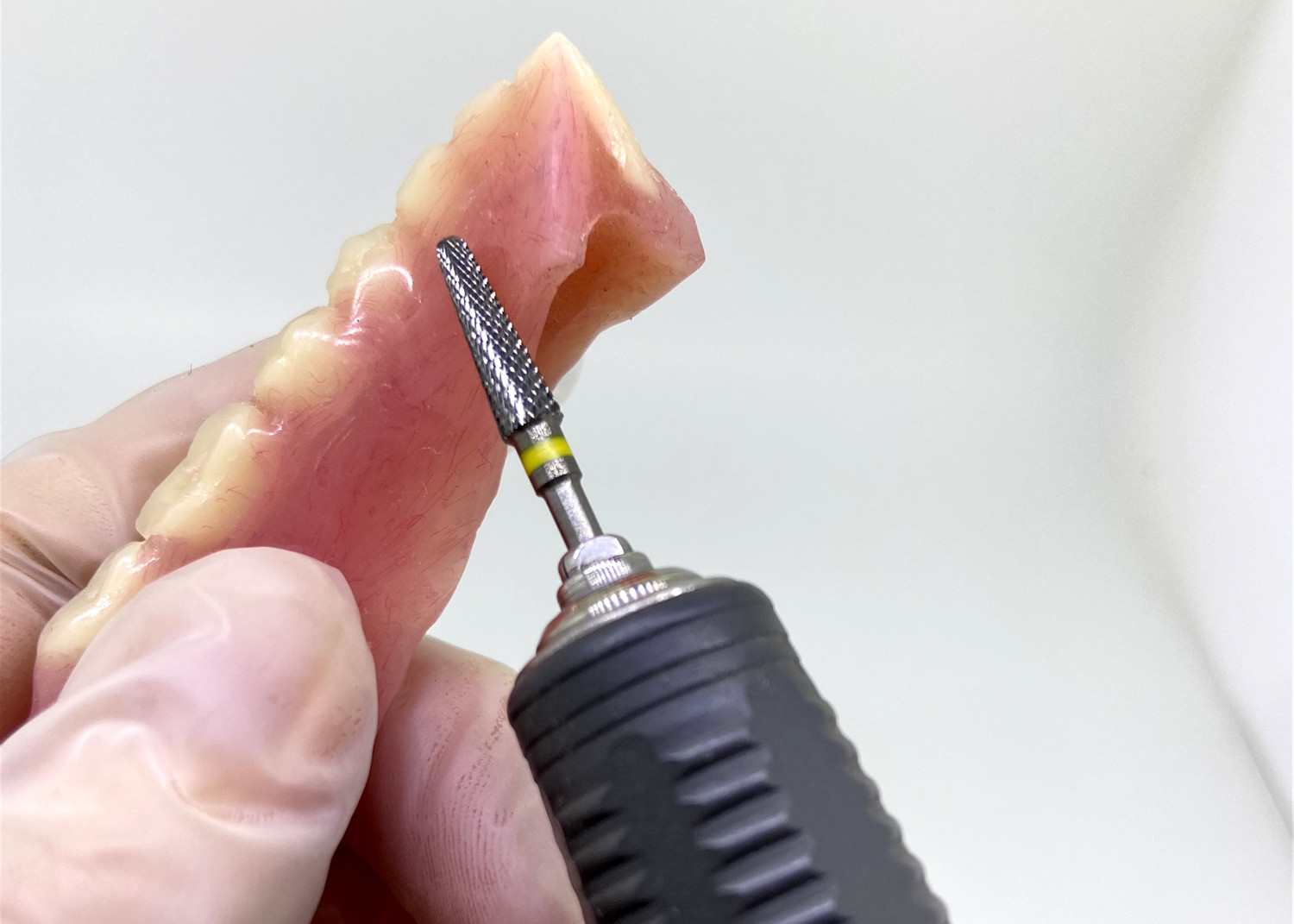 Contouring Dental Tungsten Carbide Burs / Diamond Finishing Burs For Acrylics Plaster