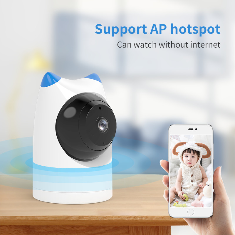 Glomarket Tuya Smart Security Home Mini Wifi Indoor Camera Home Baby Care Monitor Supports Mobile App Control
