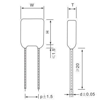 0.0056UF 1250VDC CBB Polypropylene Film Capacitor