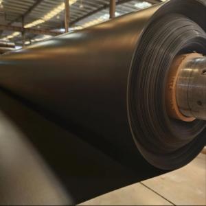 China Black HDPE Geomembrane Liners For Landfill / Mining / Water Containment wholesale