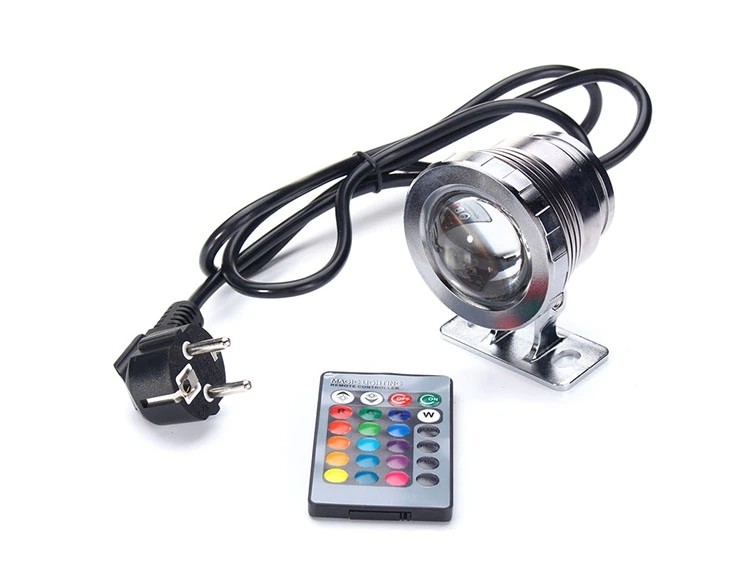 AC 85-265V Underwater Pond Lights , LED Underwater Spotlight 90 Degree Beam Angle