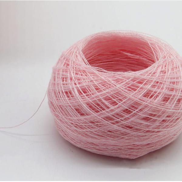 Recycled Washable Cotton Blend Yarn , Breathable Cotton Acrylic Mix Yarn