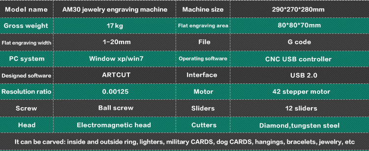 Easy operating AM30 ring engraving machine jewelry for sale