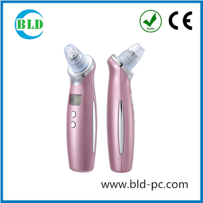 Battery capacity 800mAh Strong Blackhead Vacuum Suction Remover Device Facial Pores Cleaner