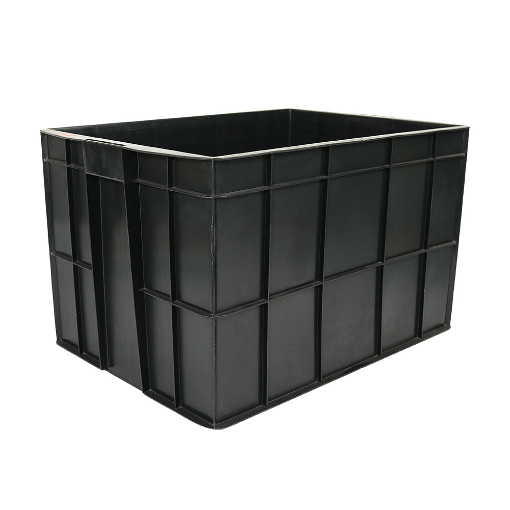 Customized Color Food Mobile Turnover Solid Box Harvest Storage PP Crate Large Size