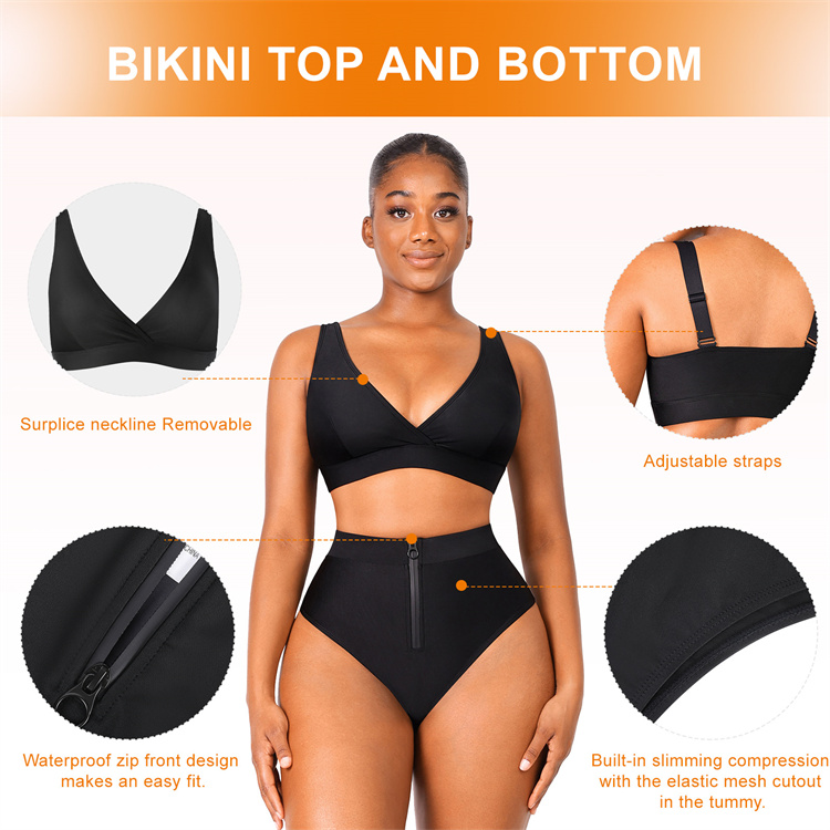 Custom Shapewear Swimsuit Beachwear with Logo Women Fitness Swimwear 2023 Custom Logo
