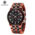 Luxury Brand Chronograph 70g Natural Wood Watches