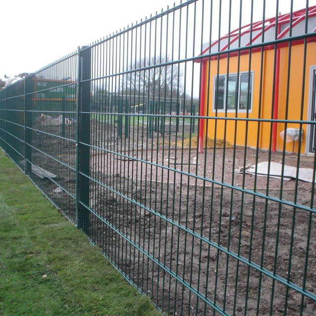 Manufacturer PVC Coated 656 Twin Wire Fencing / Perimeter Security Fence