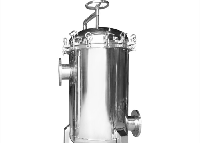 Top In Bottom Out Industrial Filter Housing Electrolytic Polishing 304 Housing Material