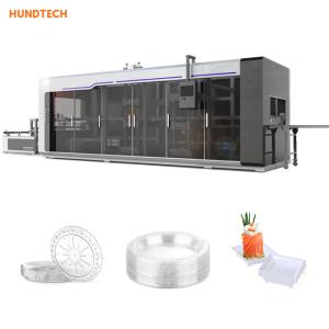 China Restaurant Meal Disposable Plates Machine Hydraulic Thermoforming Machinery 120KW wholesale