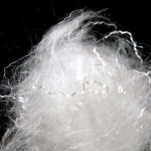 China 1.5D×38mm Polylactic Acid Fiber , White Color 100% PLA Corn Fiber wholesale