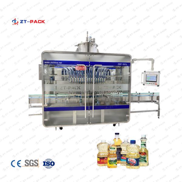 Cooking Coconut Edible Olive Bottle Oil Piston Flow Meter Filling Machine