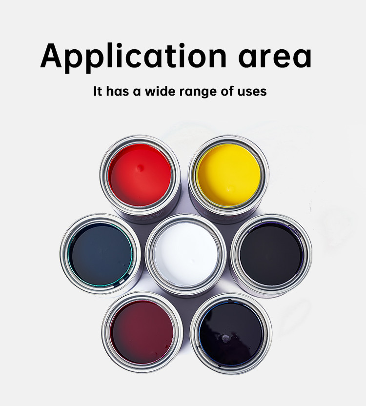 Quick Drying Auto Body Metal Filler 2k Automotive Spray Paint Purple Red