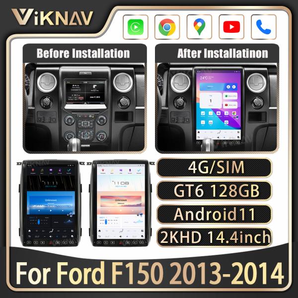 Android 13 Car Radio For Ford F150 2013 - 2014 GPS Autoradio WIFI Carplay Touch