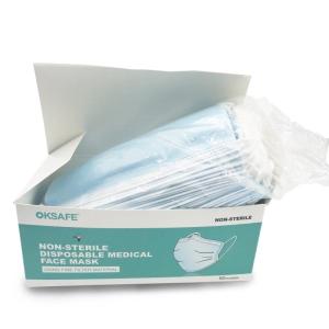 China Powecom 3 Ply Personal Protection Non-Sterile Disposable medical Face Mask mouse mask CE certificated wholesale