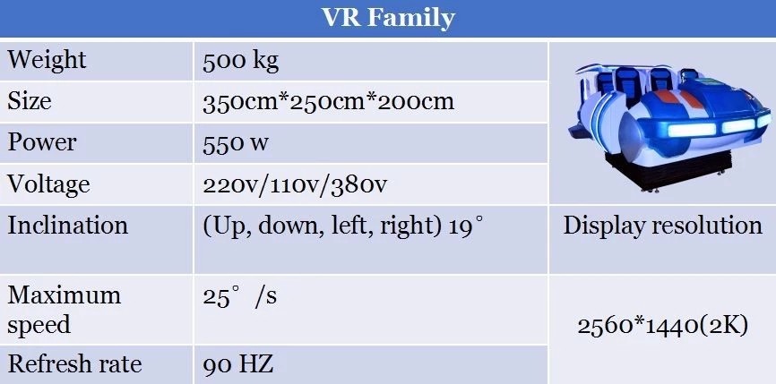 Cool Family 6 Seats Spaceship 9D VR Game Machine Theme Park Flight Simulator For Adults
