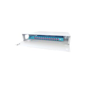 China 1U ODF Fiber Panel 12Fiber 19inch Rack Mount Sliding Modular wholesale