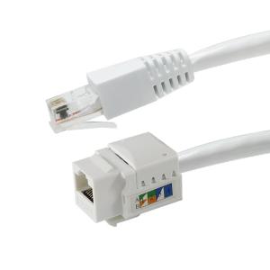China Cat6 RJ45 Keystone Coupler Female to Female Tool-Free wholesale