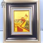Home Decoration Metal Frame Art , Aluminium Steel Brass Metal Photo Frame