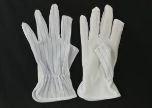 China Half Finger ESD Anti Static Gloves Light Weight 15g Per Pair Class 10 - 1000 wholesale