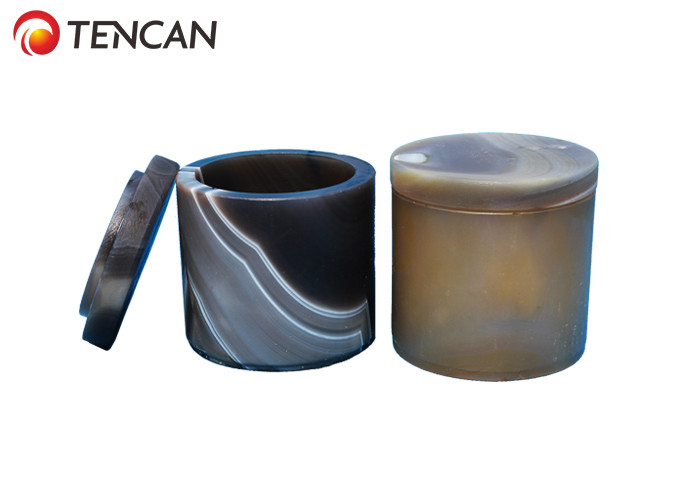 Polishing Surface Durable Agate Mill Ball 5-30mm 6% MgO Cao Mn2O3 7.2 Mohs