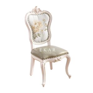 China White Elegant Upholstered Padded Leather Dining Chair OY-CY10 wholesale