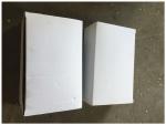 White Powder Coating Butterfly Cabinet Hinges Light Weight Easy Fix