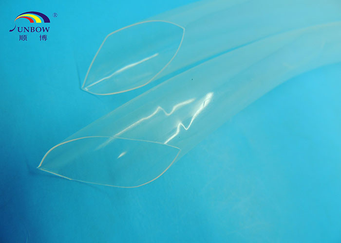 200C High Temperature Low Shrink ratio FEP Heat Shrink Tubes / Clear Plastic Tubing For Customized sizes With Rohs